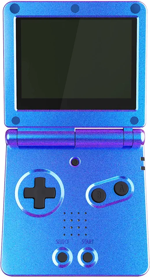 IPS Ready Upgraded eXtremeRate Chameleon Paars Blauw Glossy Custom Vervangende Behuizing Shell voor Gameboy Advance SP GBA SP - Compatibel met Zowel IPS & Standaard LCD - Console en Scherm NIET Inbegrepen tweedehands  