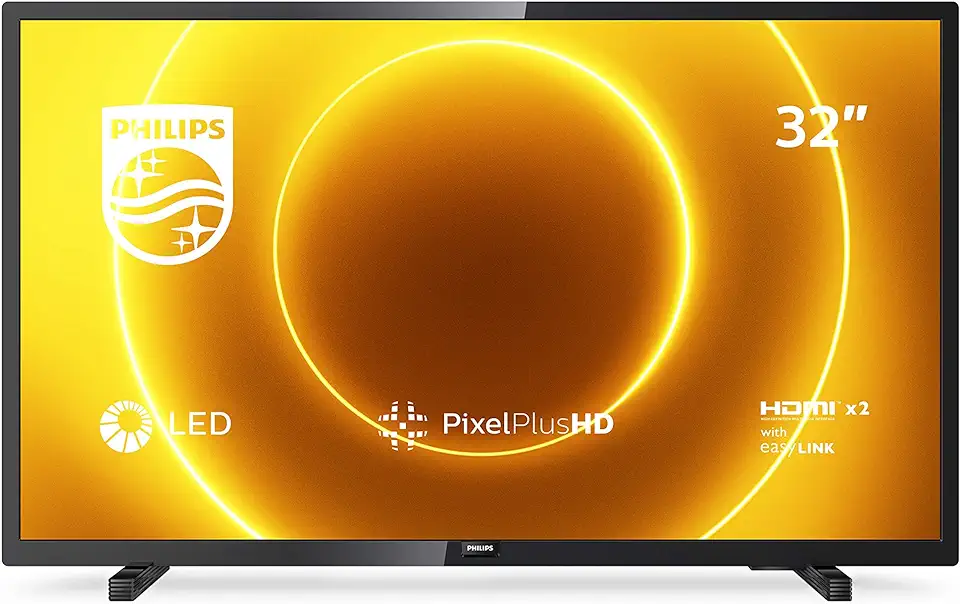 PHILIPS 32PHS5505/12 32-inch LED-tv (Pixel Plus HD, full-range luidspreker, 2 x HDMI, USB) zwart glanzend, modeljaar 2020 tweedehands  