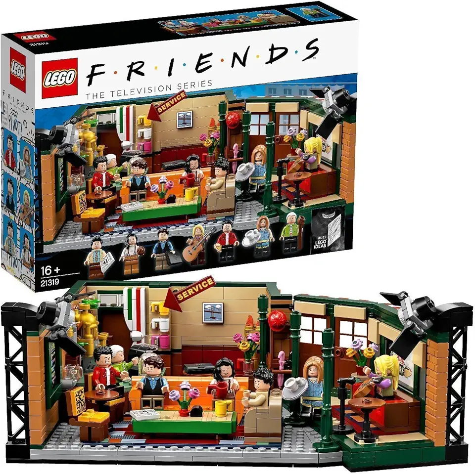 LEGO 21319 Ideas Central Perk Modelbouw Set met 7 Minifiguren, Zoals Ross, Chandler, Rachel en Phoebe, ter Ere van 25 Jarig Bestaan Friends Tv-Serie, gebruikt tweedehands  