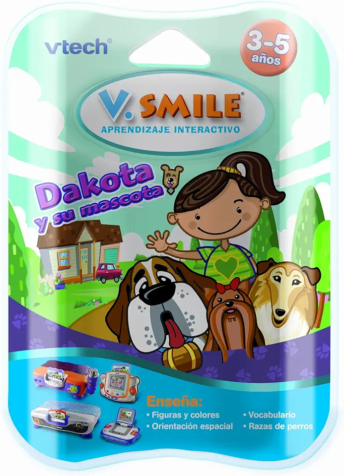 VTech V. Smile V.S Motion educatief spel 80-084407 Dakota en zijn huisdier Dakota y su Mascota tweedehands  