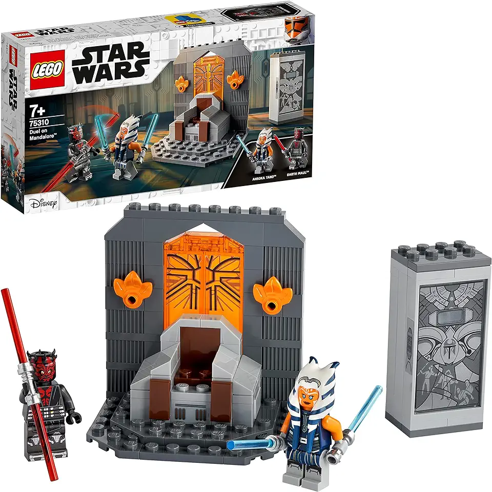 LEGO 75310 Star Wars Duel Op Mandaloreᵀᴹ, Bouwspeelgoed Voor Jongens En Meisjes Van 7 Jaar En Ouder, Met Darth Maul-Minifiguur En Lichtzwaarden tweedehands  