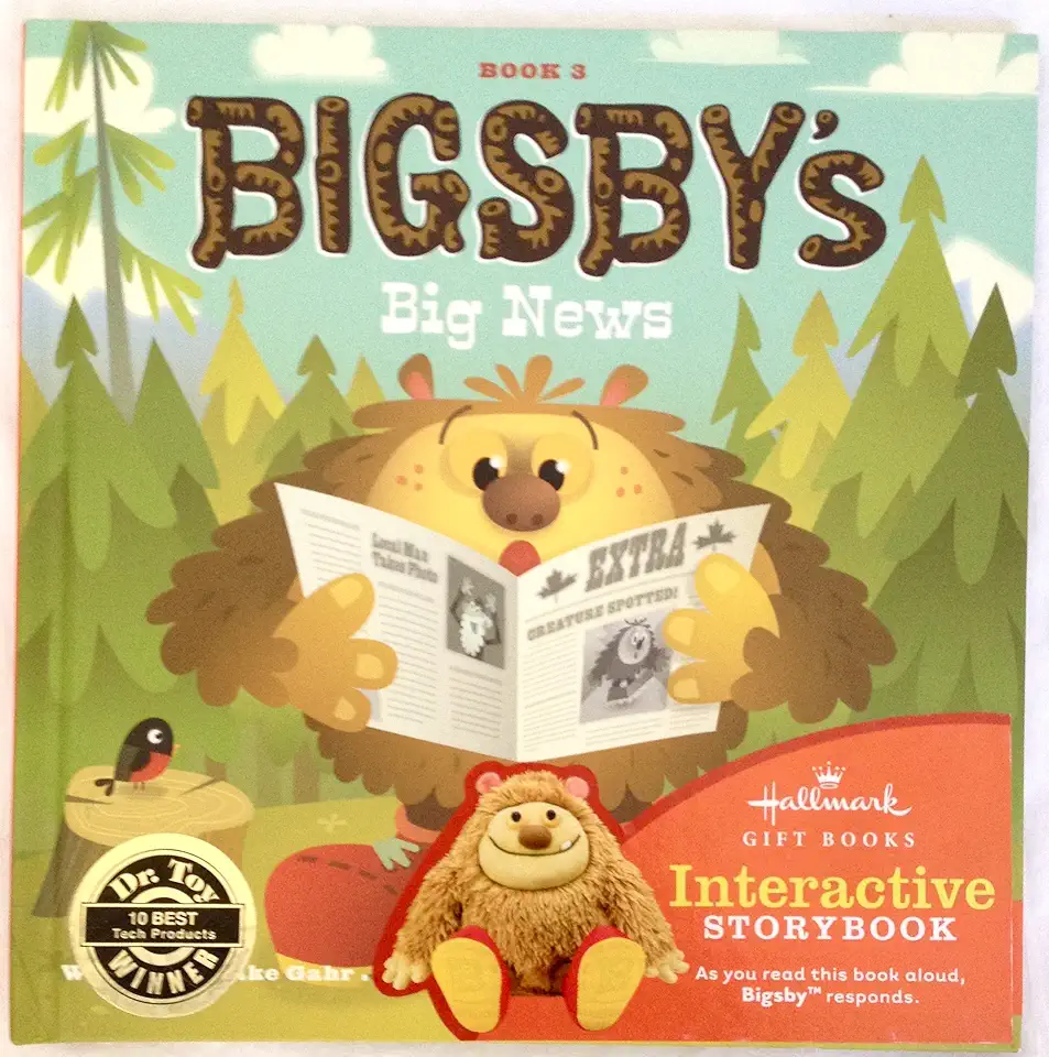 Hallmark Interactieve Storybooks KOB8027 Bigsby's Big News ~ Boek 3, gebruikt tweedehands  