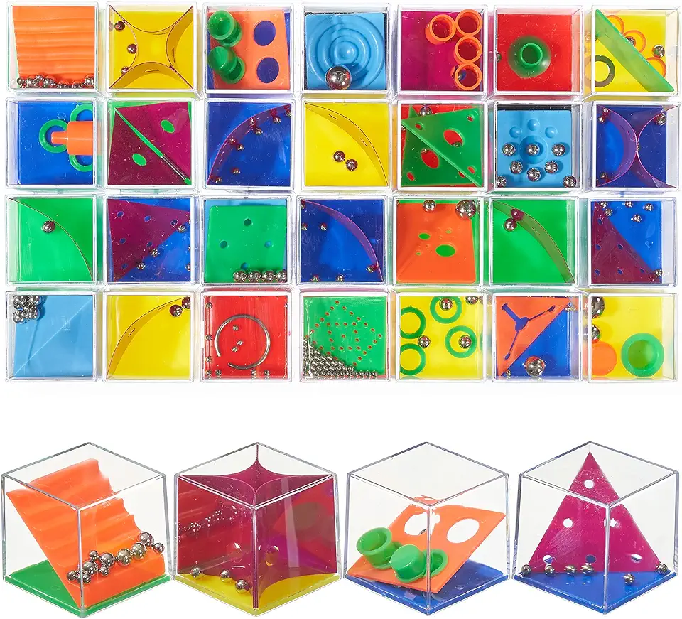 TWIDDLERS Mini Game Puzzels – Set van 28 Geduldspelletjes – Uitdeel Traktaties voor Kinderverjaardag, Uitdeelcadeautjes tweedehands  