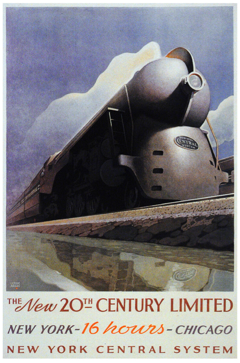 Train vintage poster.new for sale  USA