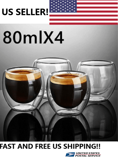 Double wall espresso for sale  USA