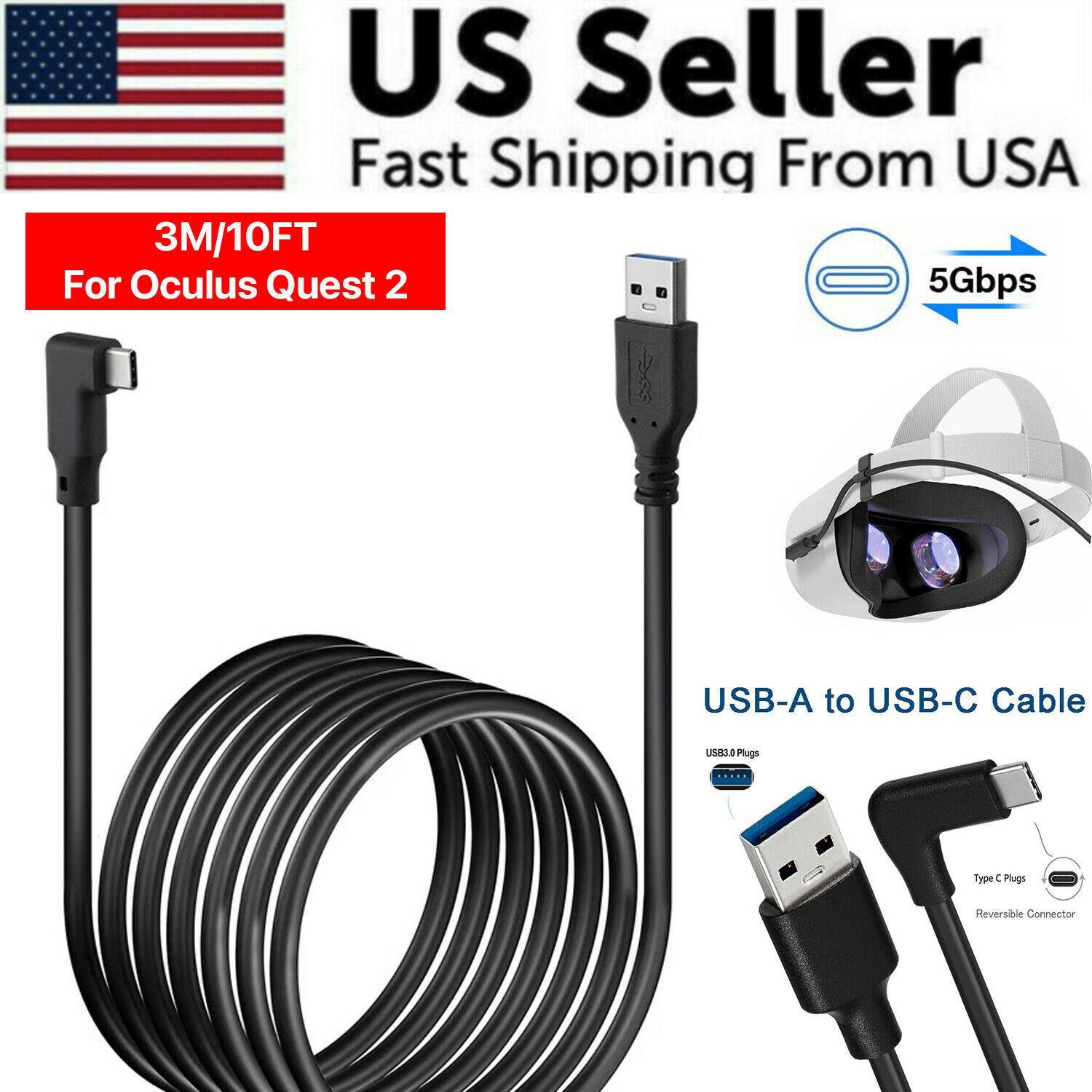 10ft link cable for sale  USA