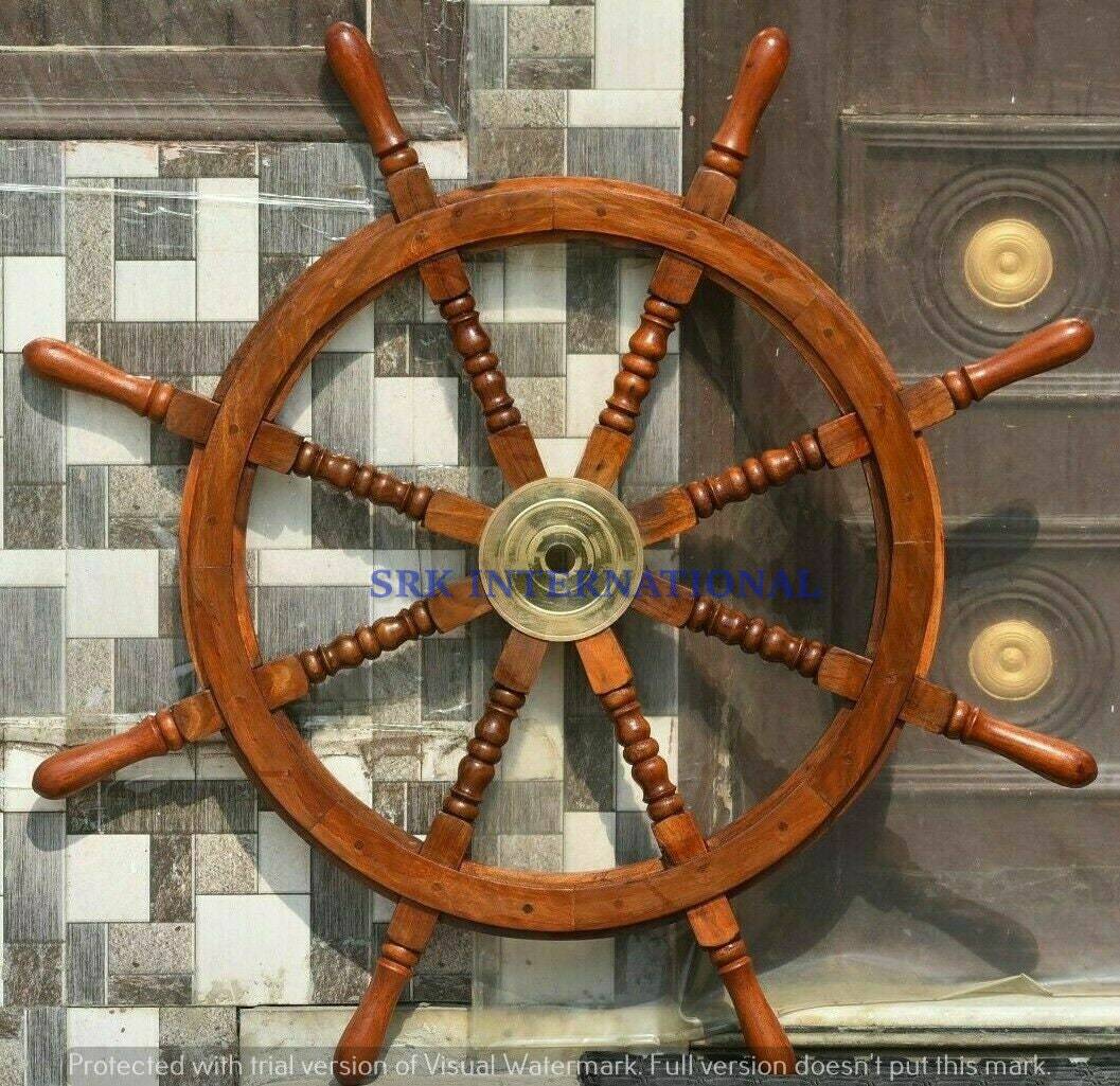 Nautical wooden brass for sale  USA