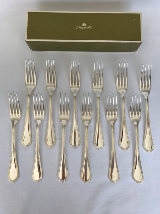 Christofle fork set for sale  