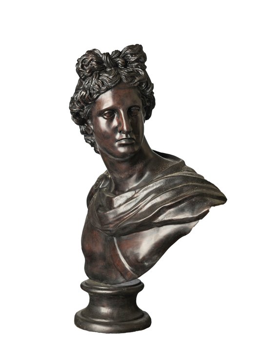 Bronze bust apollo d'occasion  
