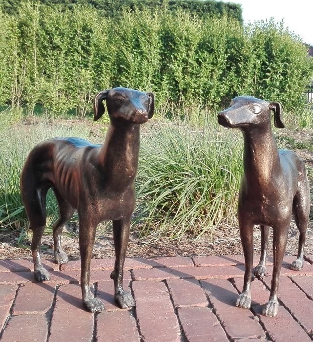 Figurine pair greyhounds for sale  