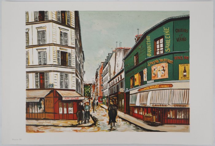 Maurice utrillo rue for sale  
