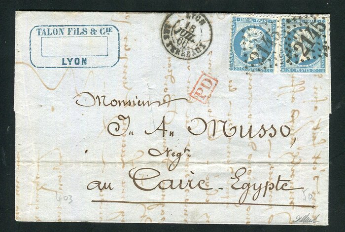 1866 rare lettre for sale  