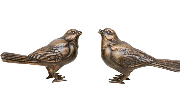 Figurine bronze birds for sale  