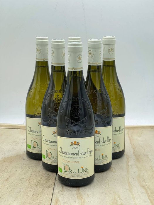 2020 Domaine L'Or de Line - Châteauneuf-du-Pape - 6 Bottiglie (0,75 L) Vini Rhone Wine usato  