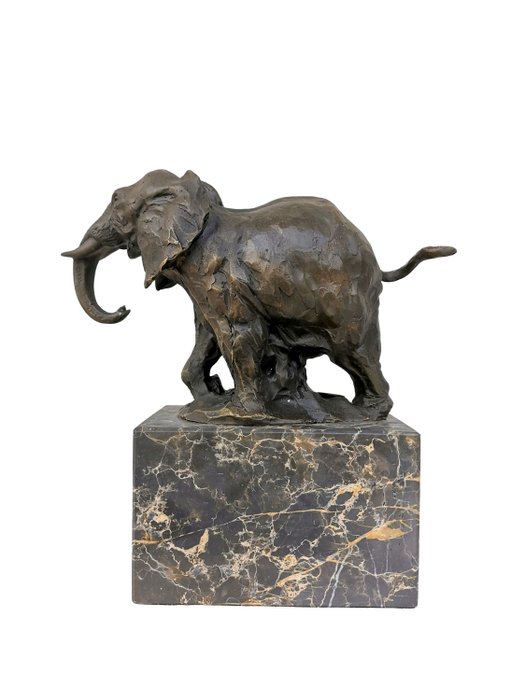 Figurine elephant bronze for sale  