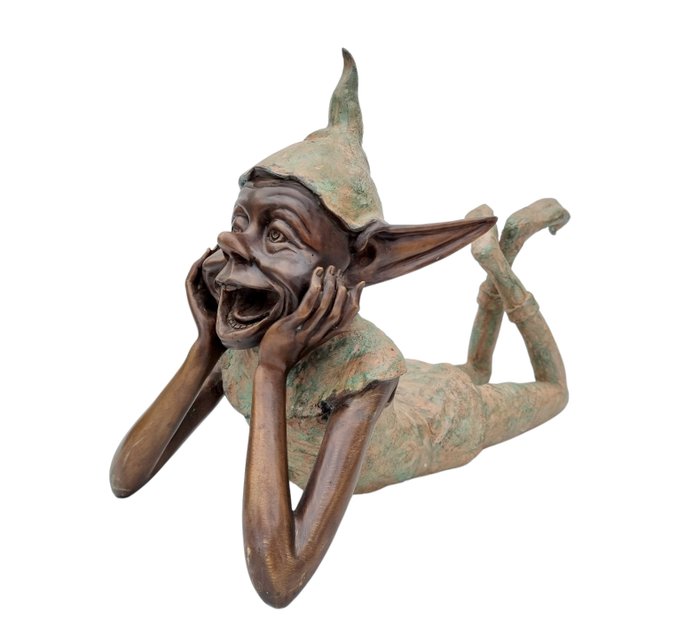 Sculpture happy gnome for sale  