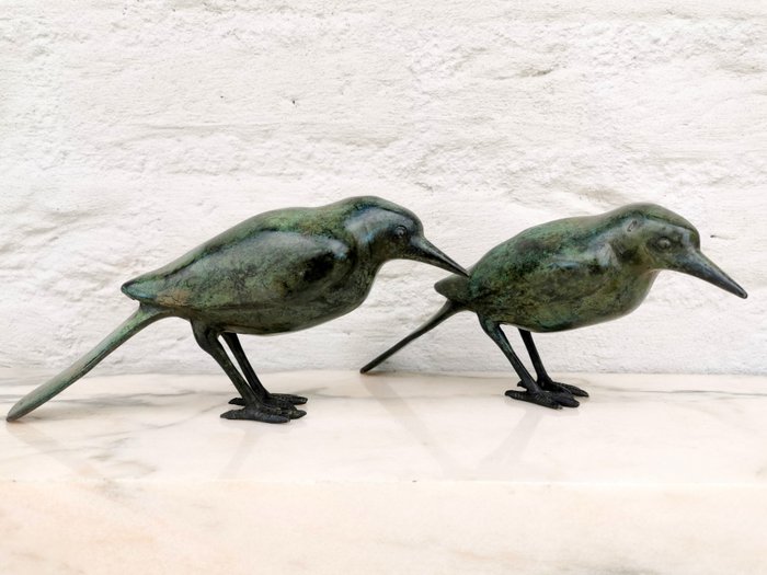 Figurine pair bronze for sale  