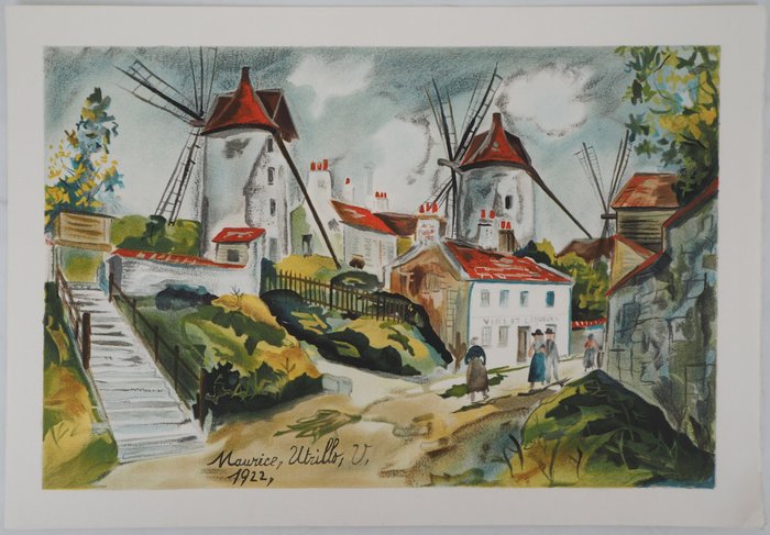 Maurice utrillo moulins d'occasion  