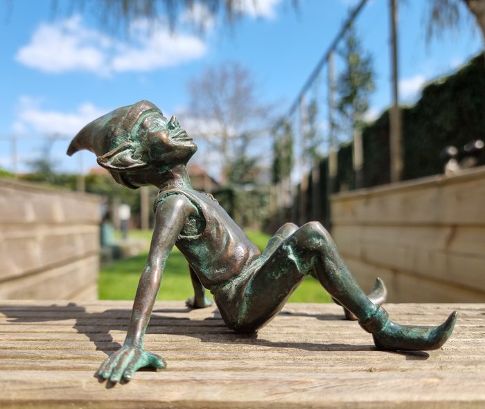 Figurine pixie bronze for sale  