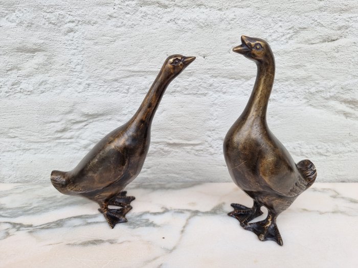 Figurine pair geese for sale  