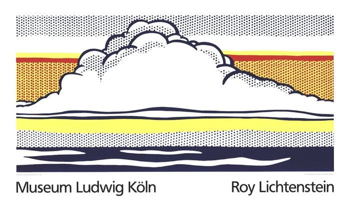 Roy lichtenstein cloud for sale  
