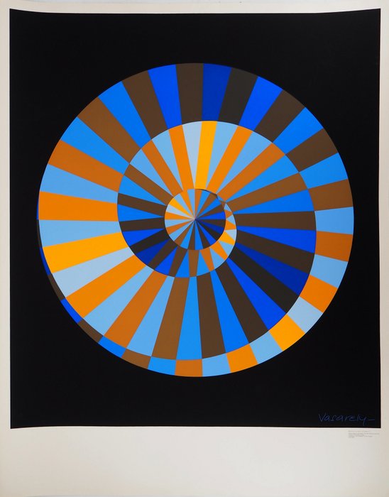 Victor vasarely composition d'occasion  