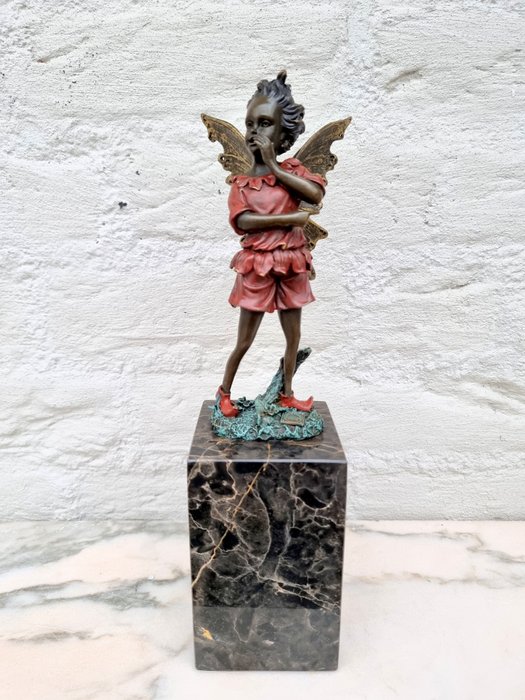 Figurine fairy bronze d'occasion  