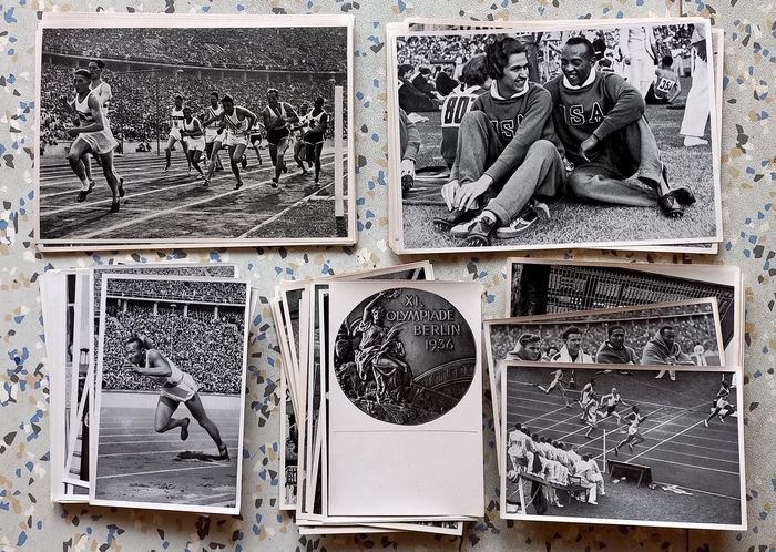 Germania - Sport - 8 x Pic Superstar "Jesse Owens" - 200 pezzi della collezione di immagini usato  