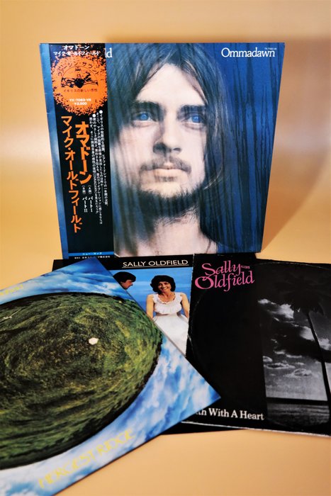 Mike & Sally Oldfield - Hergest Ridge / Ommadawn / Path With A Heart /  Easy - Titoli, usato usato  