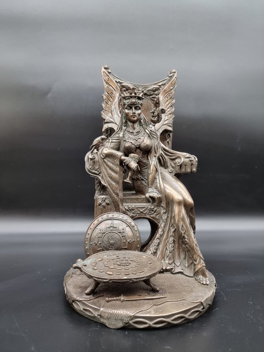 Statue goddess throne for sale  