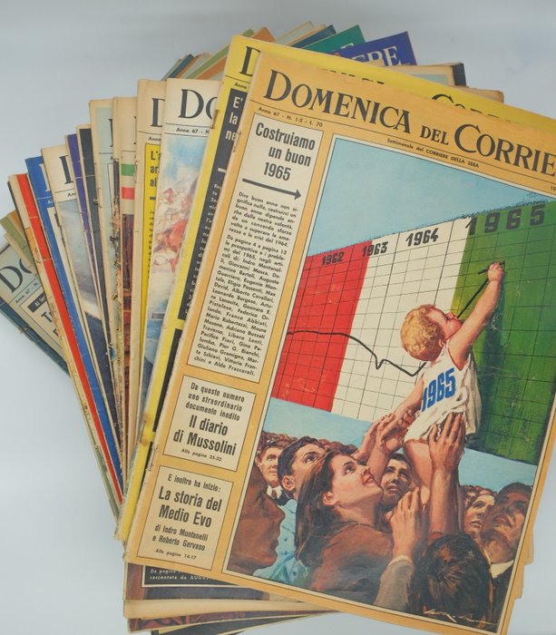 autori vari - Domenica del Corriere - annata completa - 1965 Libri Letteratura e libri usato  