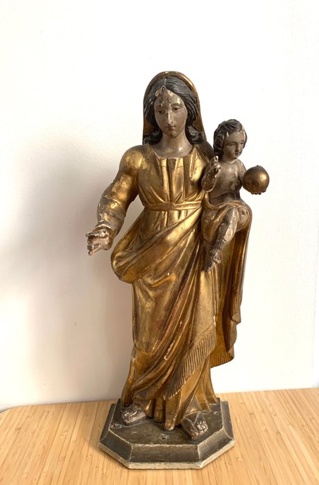Sculpture vierge enfant for sale  
