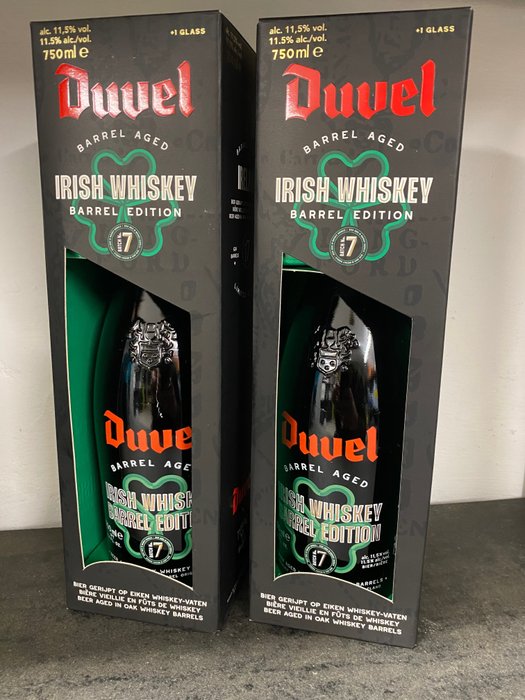 Moortgat - Duvel barrel aged Irish Whiskey (batch 7) - 75cl - 2 bottiglie Birra Birra usato  