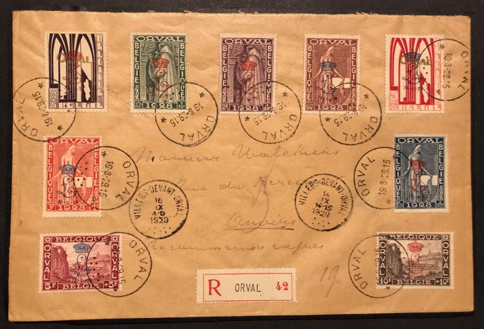 Belgien 1928 orval gebraucht kaufen  