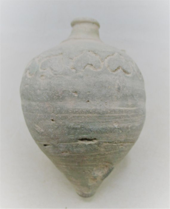 Bizantino Terracotta Antica reliquia da battaglia con granate da lancio Tassidermia Camera, usato usato  