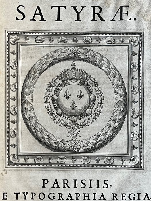 Juvenalis Decimus Junius - D. Iunii Iuvenalis Satyrae - 1644 Libri Libri antichi e rari usato  