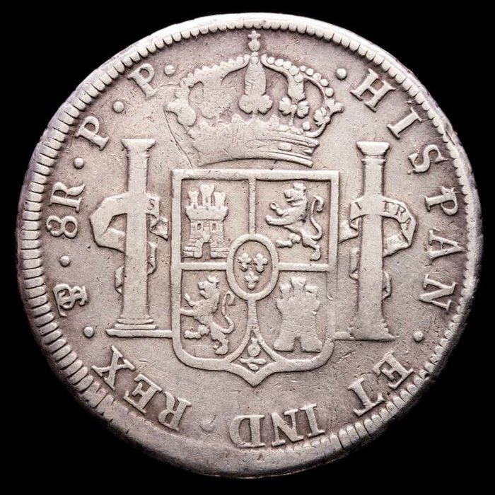 España. Carlos IV (1788-1808). 8 Reales - Potosí, 1798 - P·P, usado segunda mano  