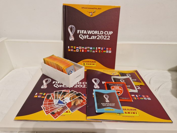 Usato, Panini - WC 2022 Qatar - Album vuoto + set completo di figurine sfuse + pacchetto Panini usato  