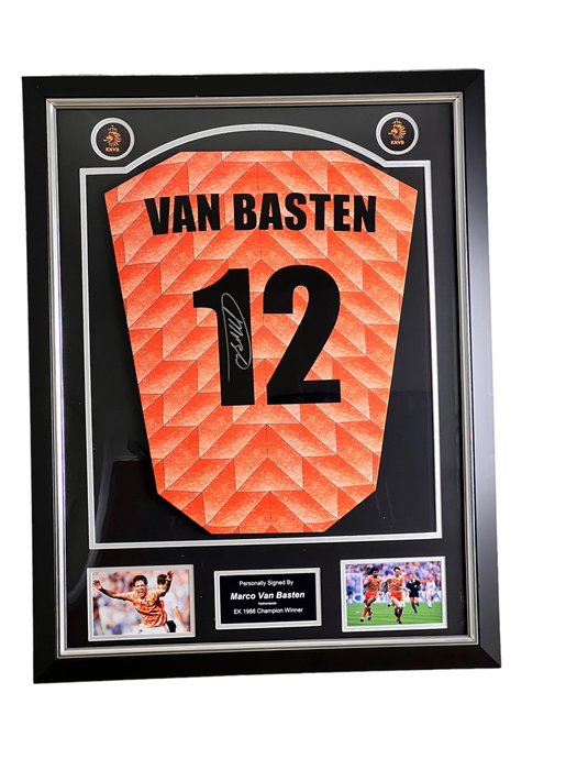 Nederlands elftal - Campionato europeo di calcio - Marco van Basten - replica ek 88 maglia usato  
