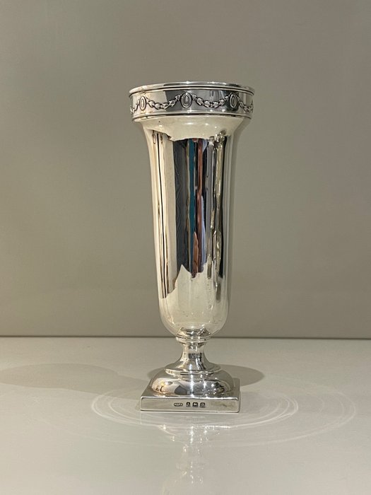 Sterling silver vase for sale  