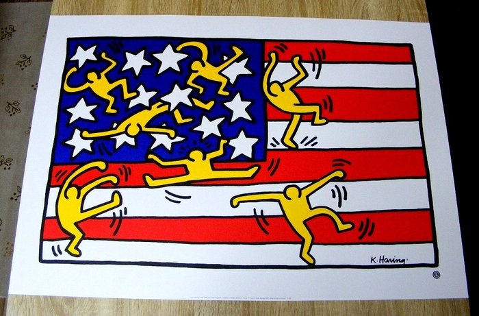 Keith Haring - American Music Festival New York City Ballet (1988) - 1997 Poster Manifesti, usato usato  