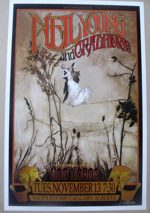 Neil young lithograph d'occasion  