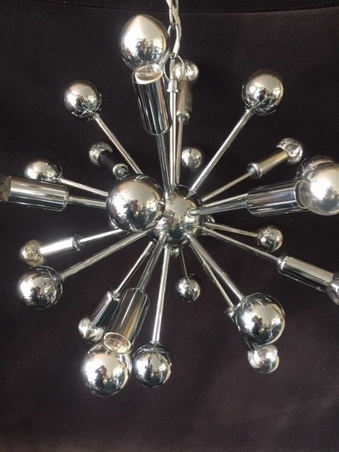 Chandelier sputnik lamp d'occasion  