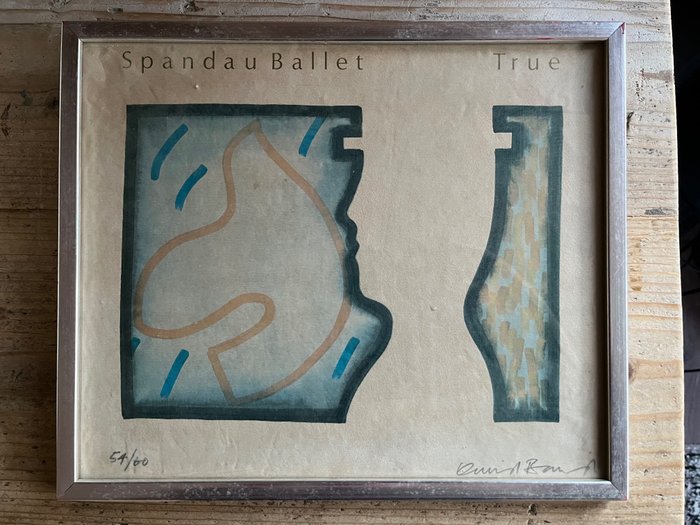 Spandau Ballet - True - Artwork Silkscreen Print - Signed by Original Artist David Band, usato usato  