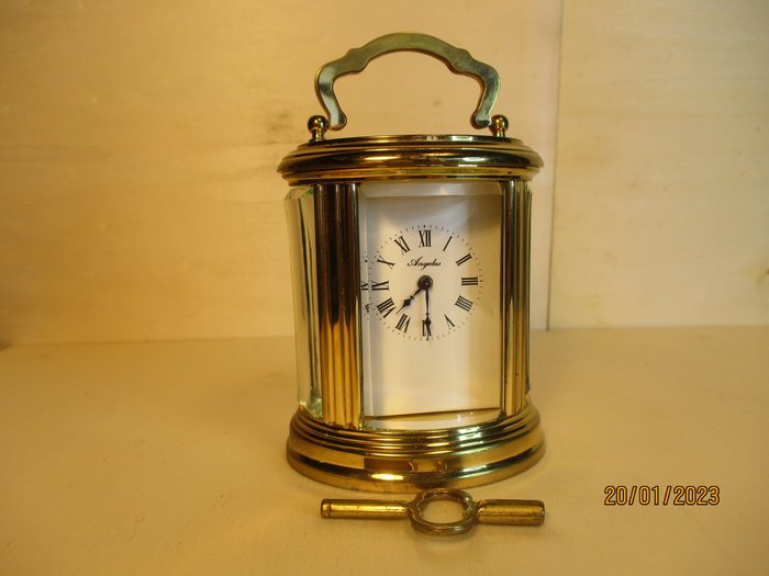 Orologio da viaggio - L'Epée for Angelus Clocks, London - Ottone - Seconda metà del 20° usato  