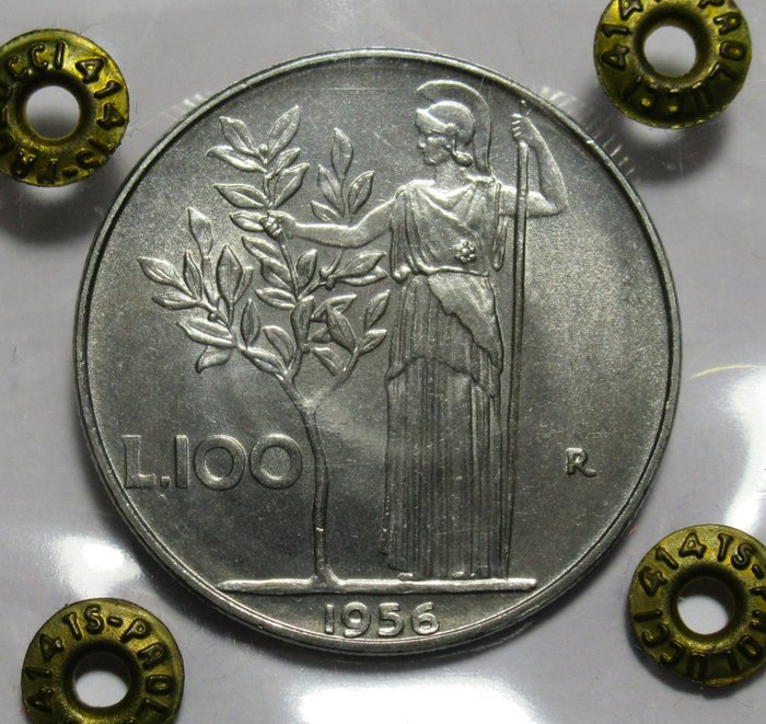 Italia, Repubblica Italiana. 100 Lire 1956 "minerva" Monete dal mondo Monete italiane, usato usato  