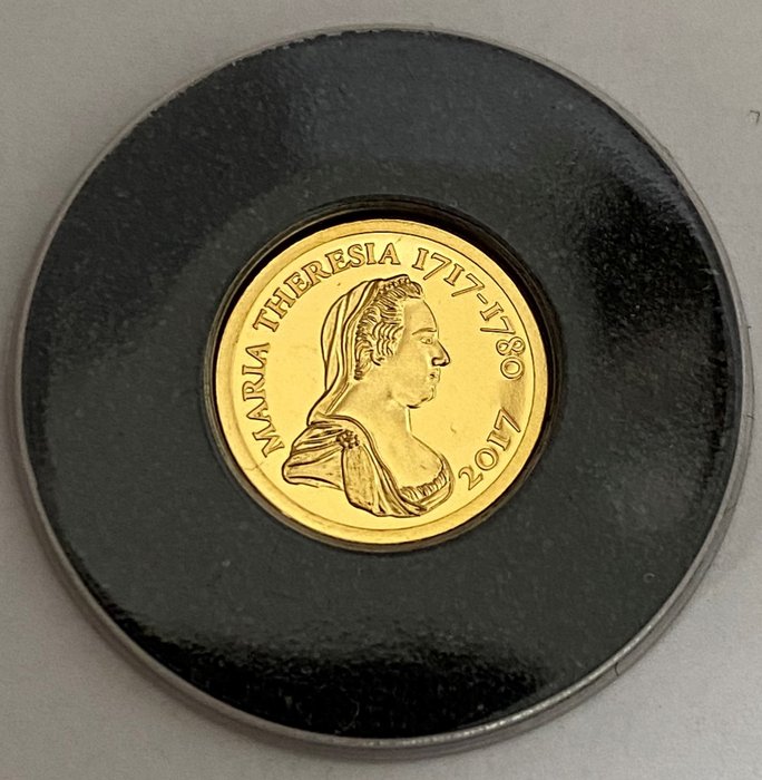 Costa d’Avorio. 100 Francs 2017 'Maria Theresia' - 0,999 Gold Monete dal mondo Monete usato  
