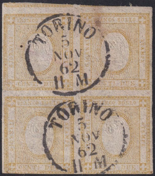 Italia regno 1862 usato  