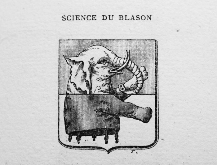 Jouffroy d 'Eschavannes - Traité complet de la Science du Blason - 1885 Libri Libri di usato  