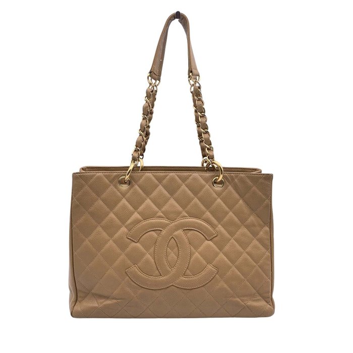 Chanel beige quilted for sale  